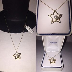 .♥️ 10K Gold Star Pendant Necklace